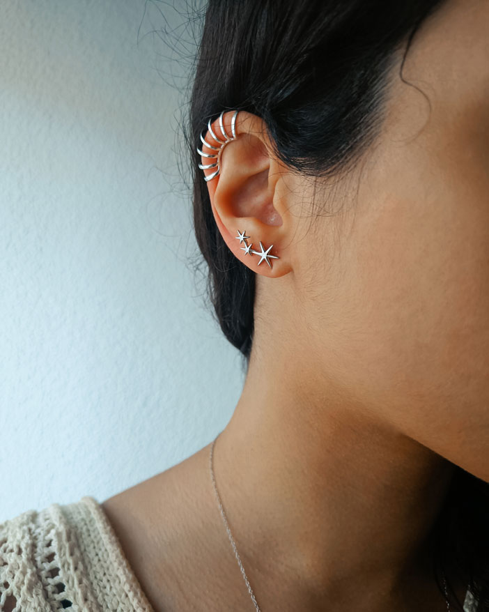 Ear Cuff em Prata 925 sem Níquel - Celtiana | Ear Cuff Tara