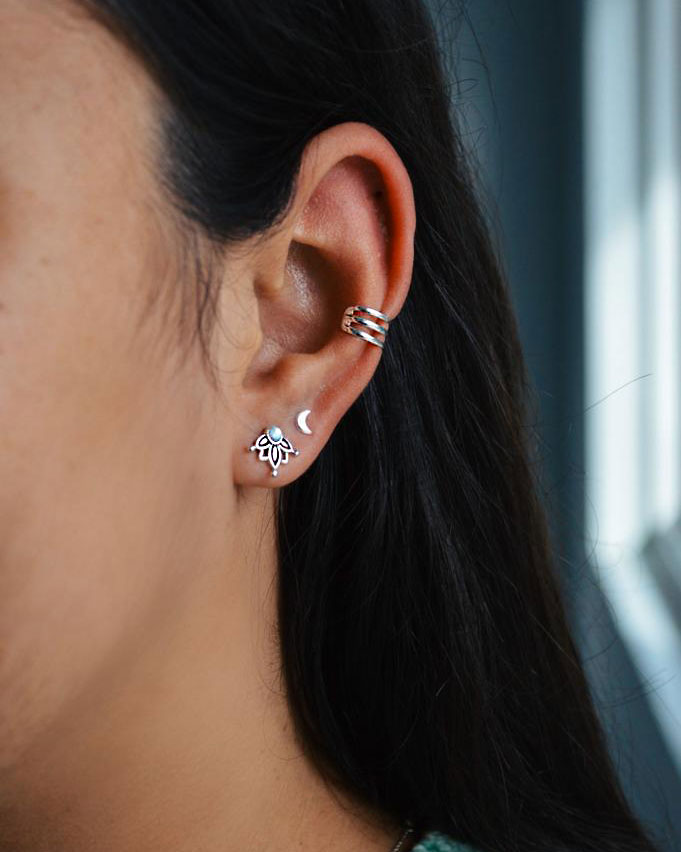 Brincos, Earstuds e Ear Cuffs em Prata 925 (Prata de Lei) sem Níquel | Celtiana - Bijuteria Níquel Free