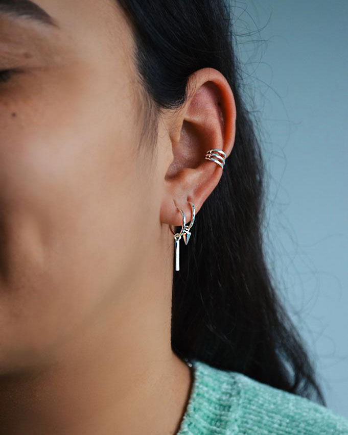 Brincos, Argolas e Ear Cuffs em Prata 925 (Prata de Lei) sem Níquel | Celtiana - Bijuteria Níquel Free