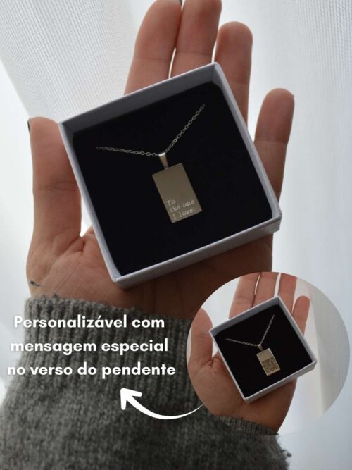 Colar Love Note - Colar personalizado para oferecer | Celtiana