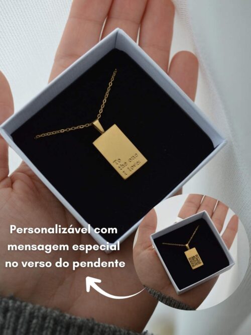 Colar Love Note - Colar personalizado para oferecer | Celtiana