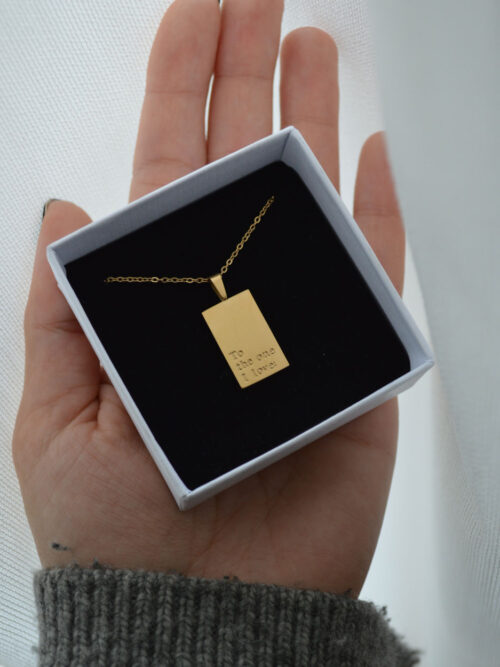 Colar To The One I Love - Colar perfeito para oferecer no Natal, Aniversário, Dia dos Namorados | Celtiana